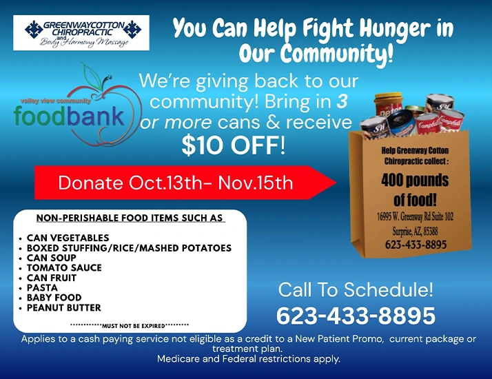 Chiropractic Surprise AZ 2025 Food Drive