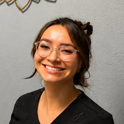 Professional headshot of Frankie