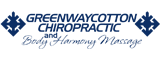 The Greenway Cotton Chiropractic and Physical Medicine website scrolling logo